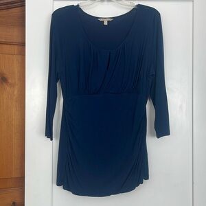 Navy Blue Blouse